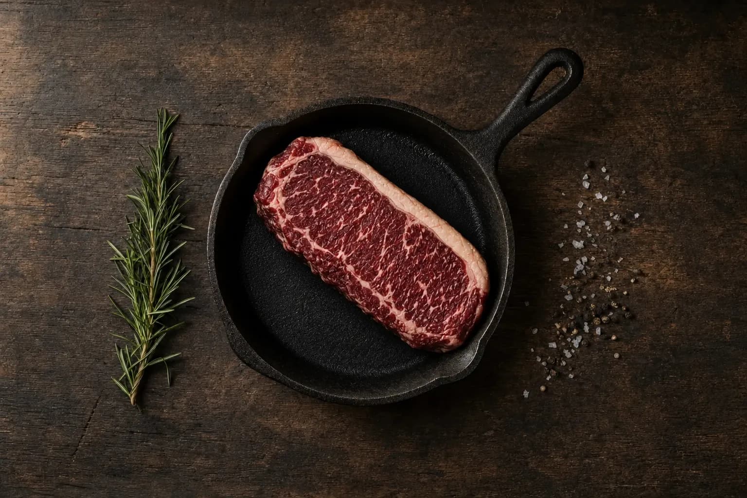 Entrecôte roh