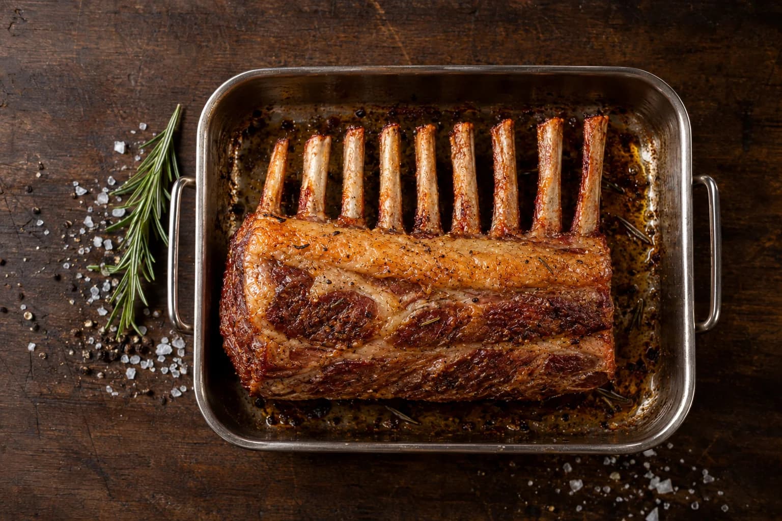 Lammcarré rosa gebraten