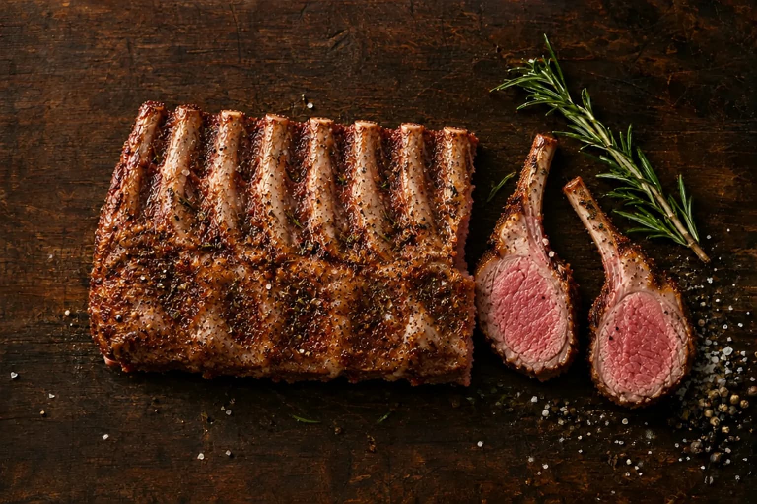 Lammrack rosa gebraten