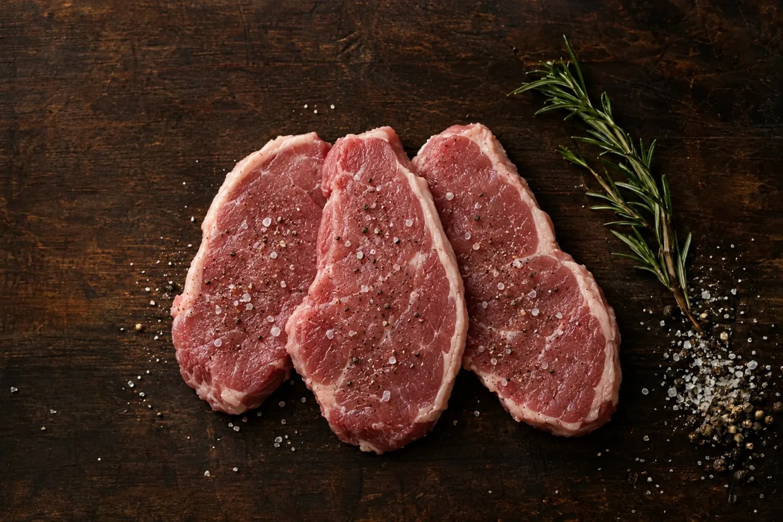 Schinkensteak vom Schwein