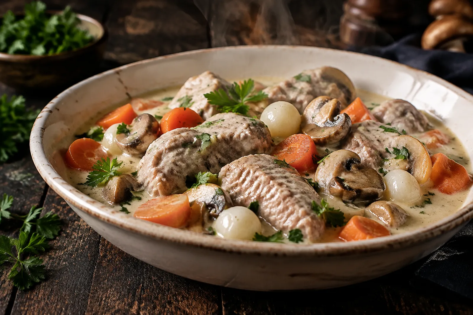 Blanquette de Veau (Kalb)
