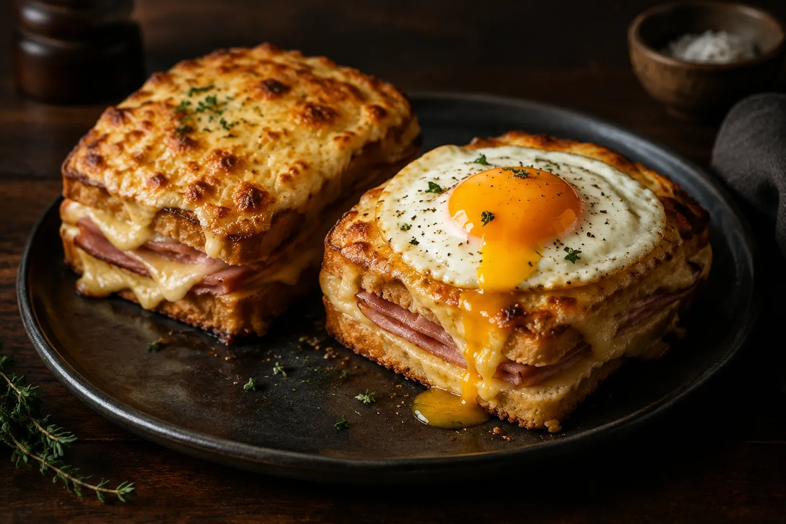 Croque Monsieur und Croque Madame