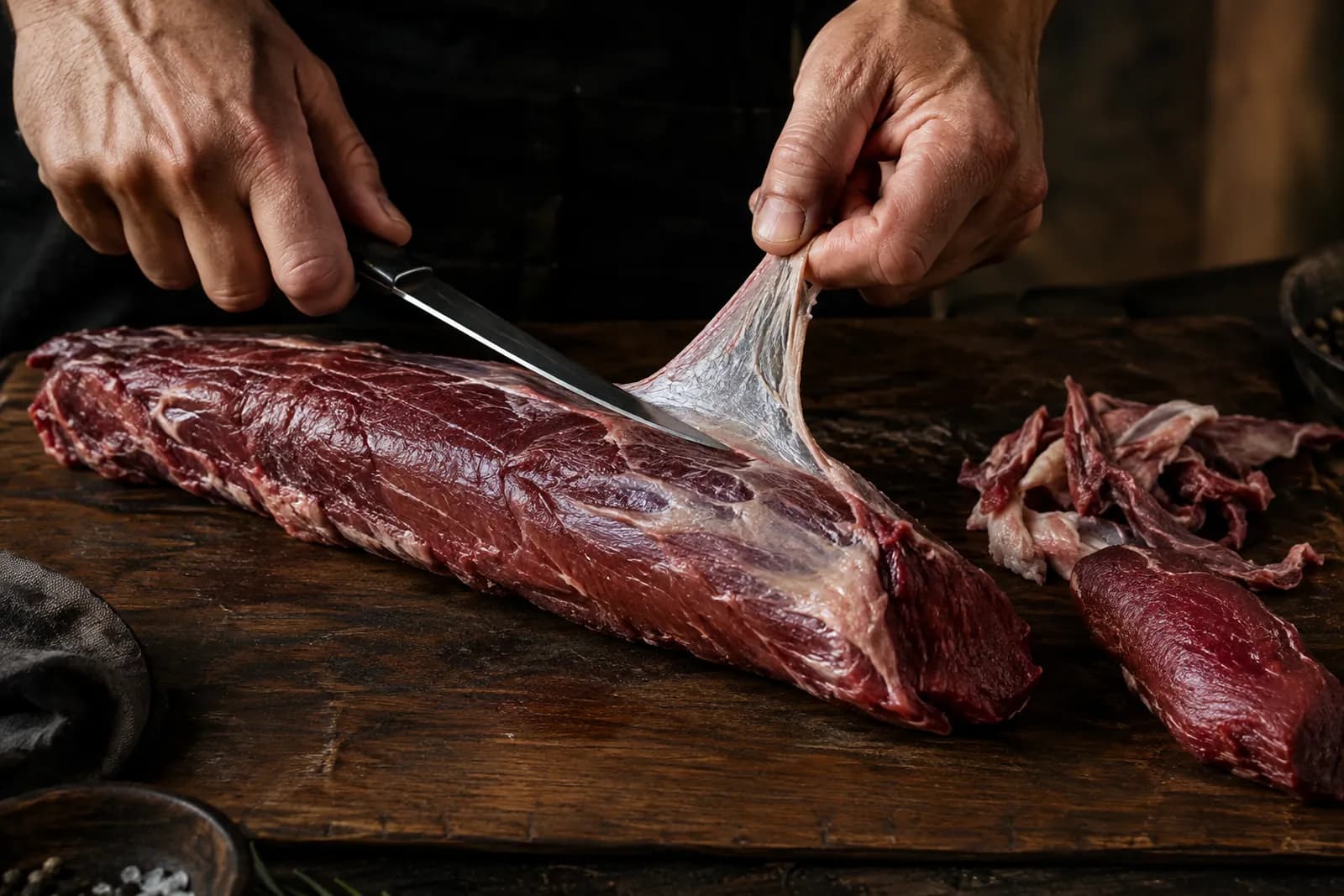 Fleisch parieren