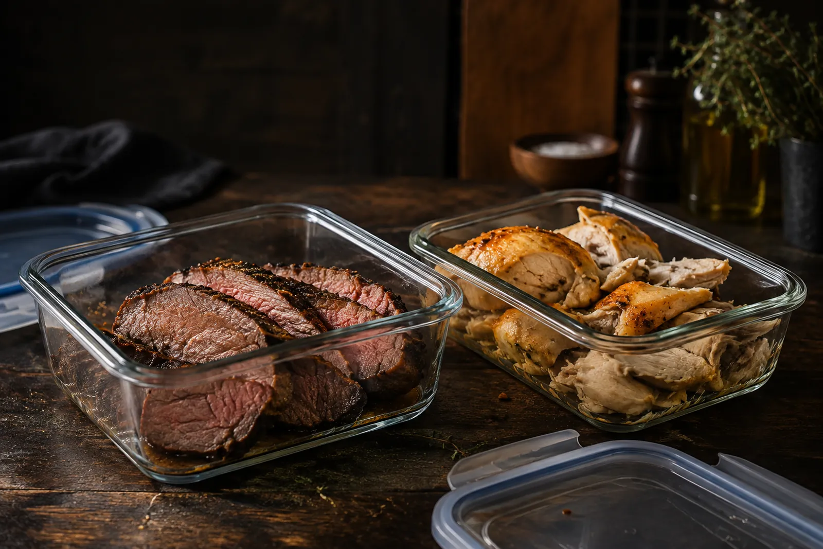Fleisch-Reste aufbewahren