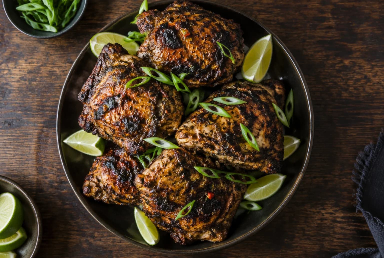 Jerk Chicken: jamaikanisches Grillpoulet mit Piment-Marinade