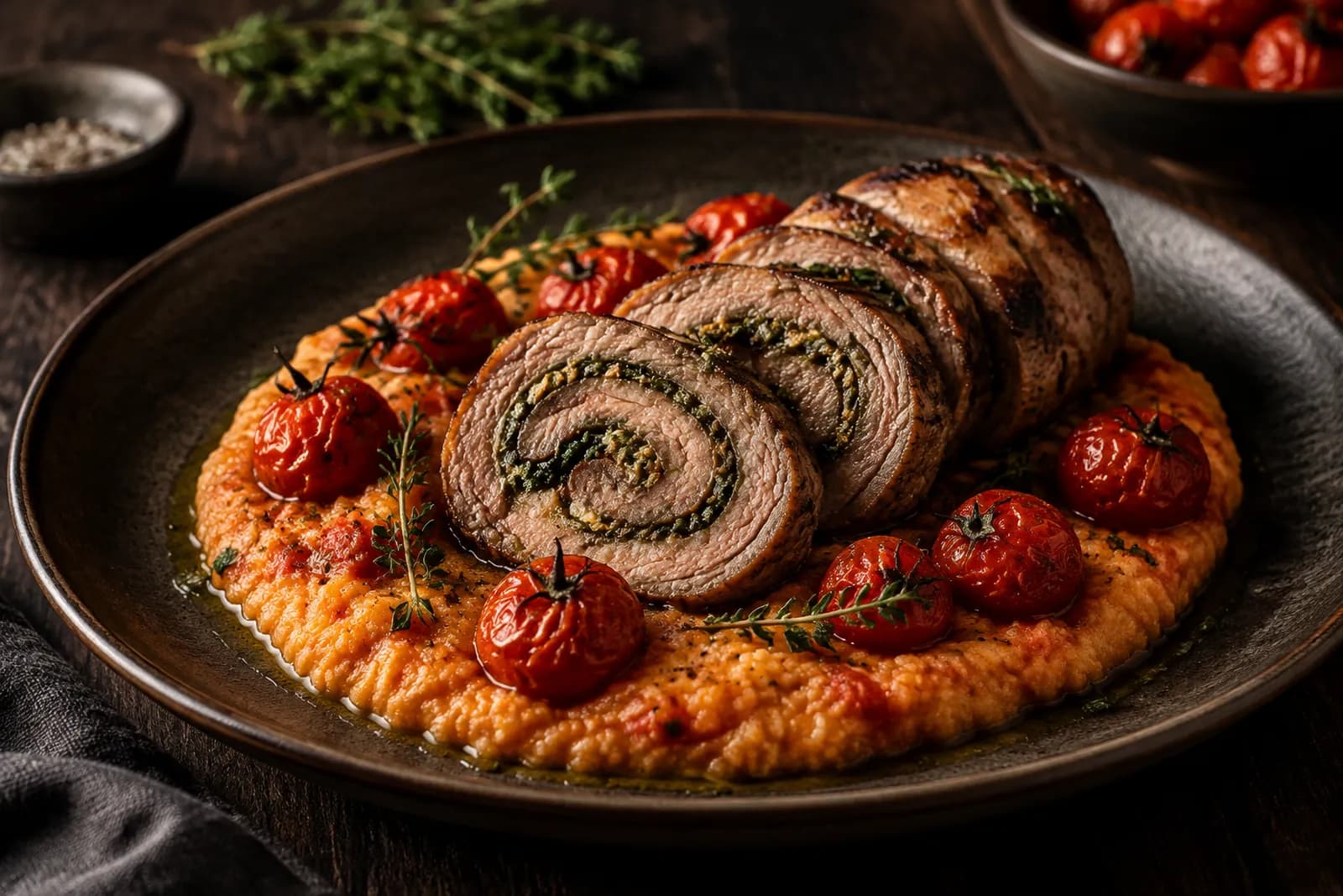 Kalbsrollbraten vom Grill