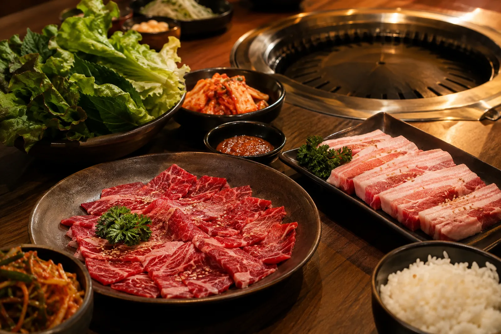 Korean BBQ zuhause: Bulgogi, Samgyeopsal und Ssam