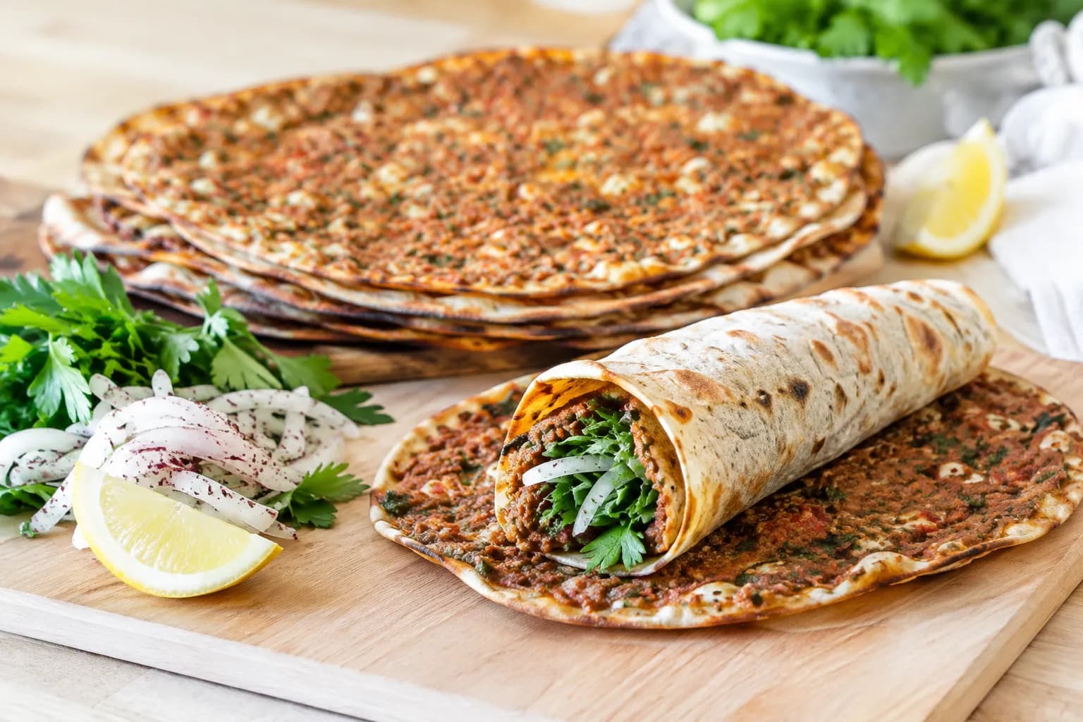 Rindshackfleisch für den Lahmacun-Belag