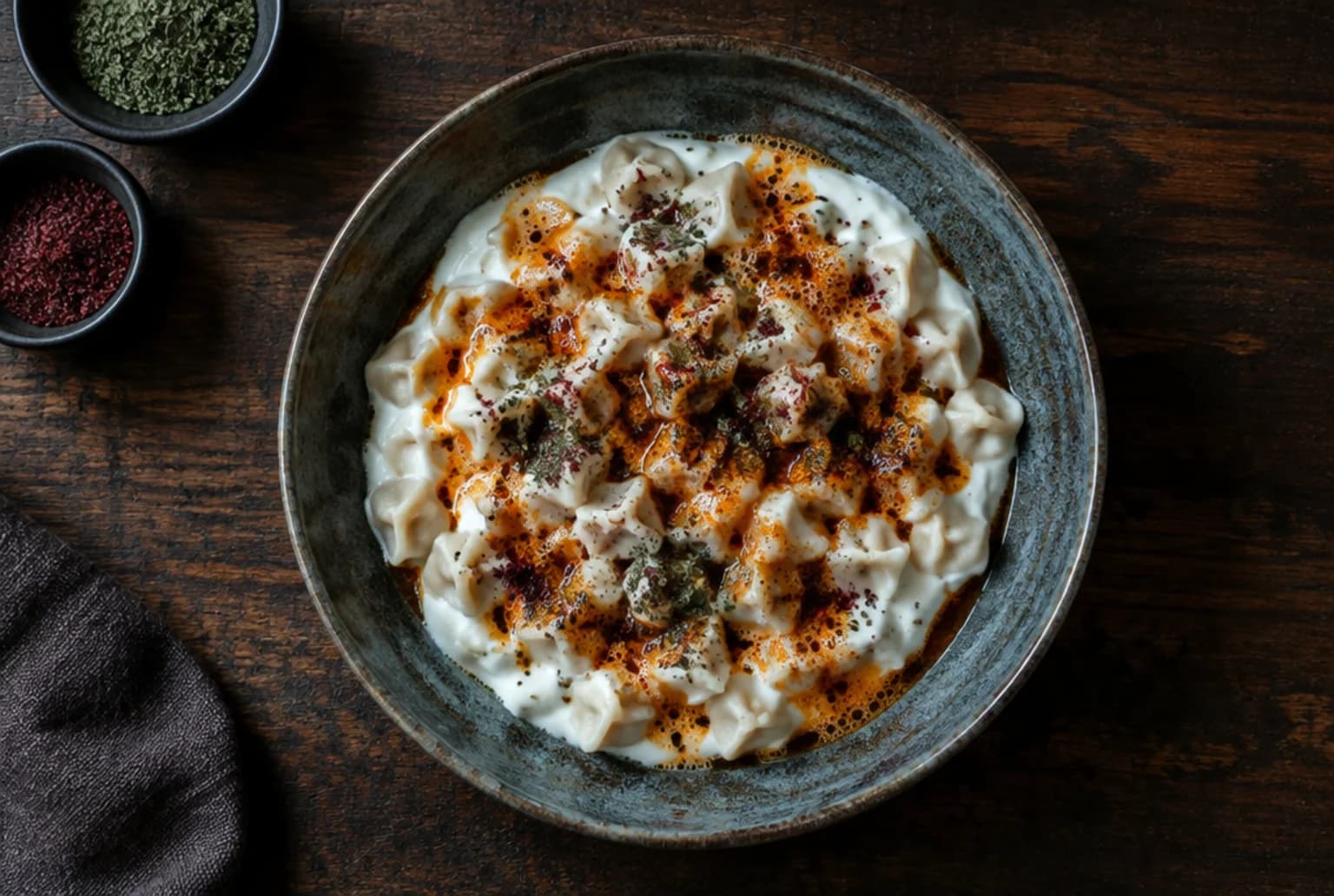 Manti: türkische Teigtaschen