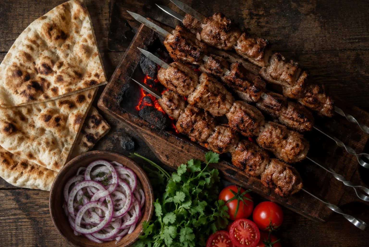 Mtsvadi: georgischer Schaschlik