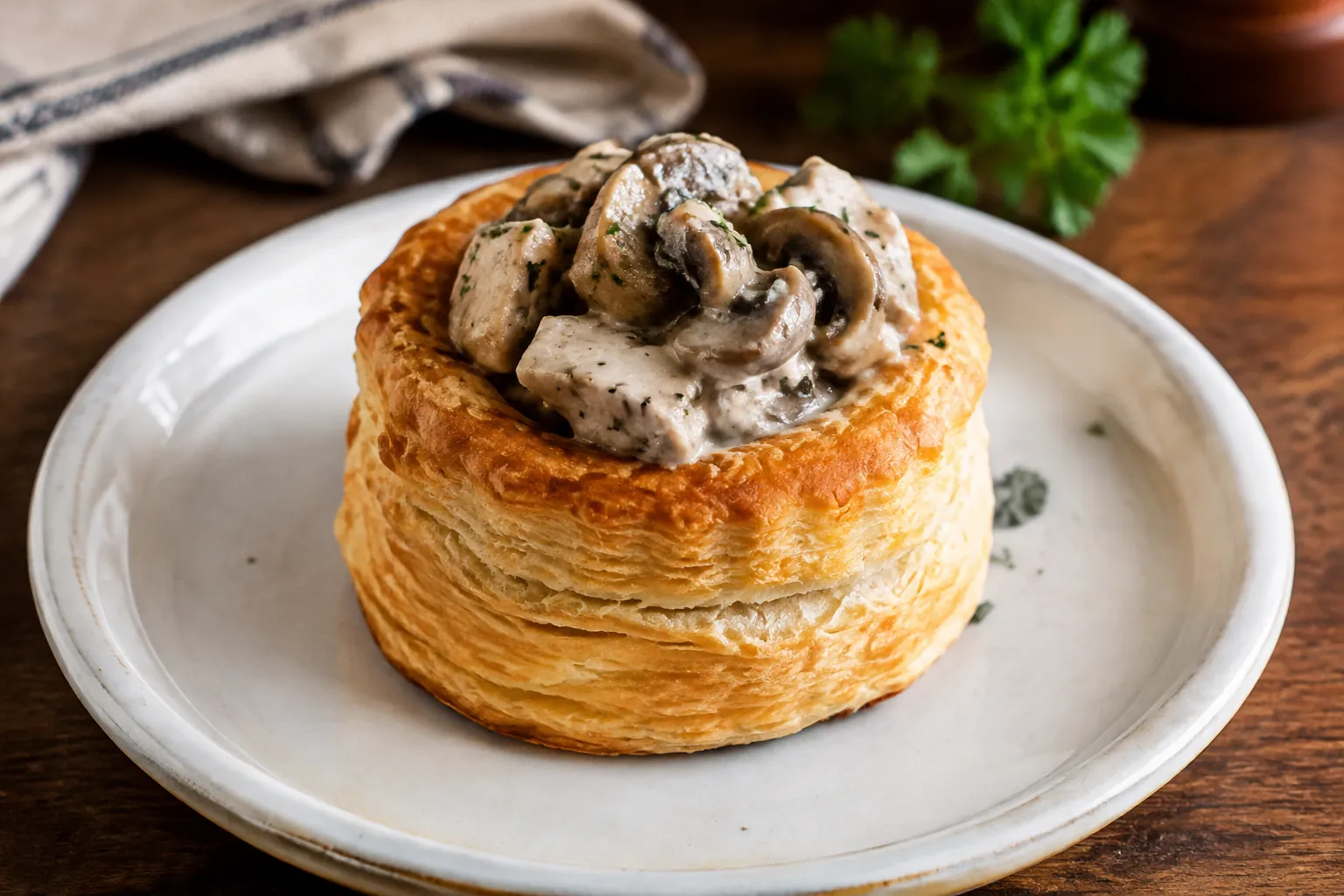 Pastetli mit Pastetlifüllung