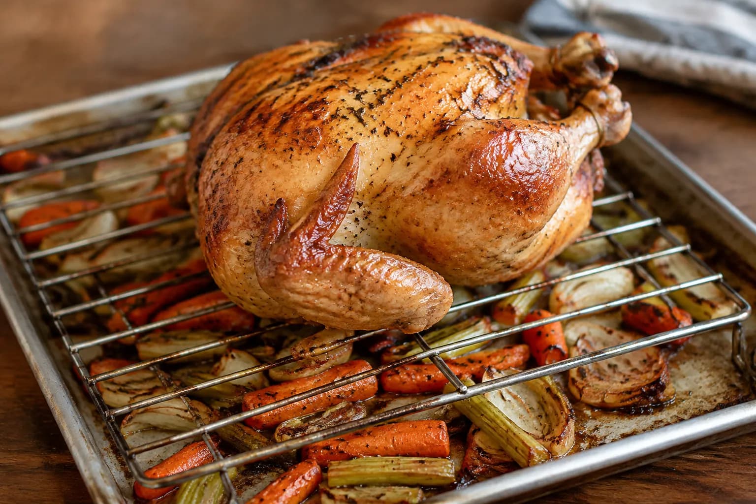 Poulet im Ofen