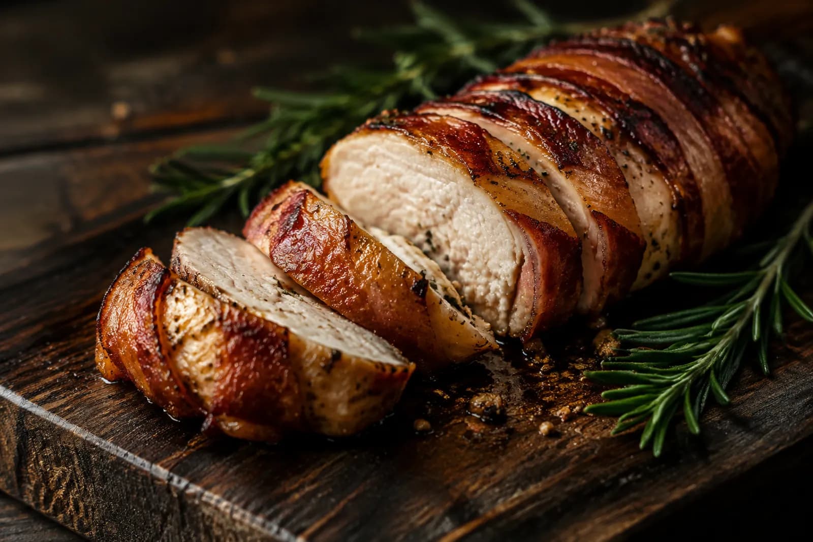 Pouletbrust im Speckmantel