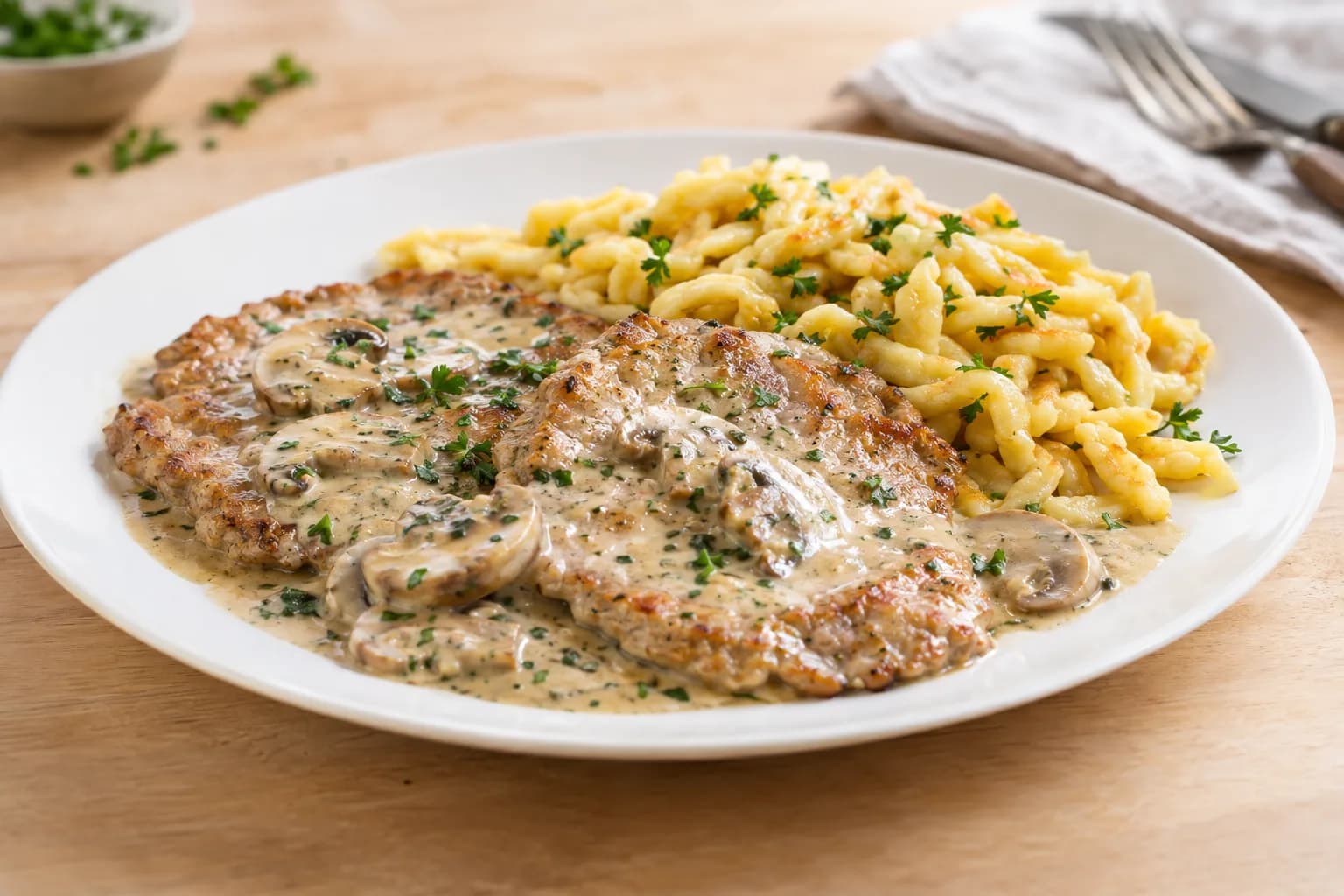 Rahmschnitzel