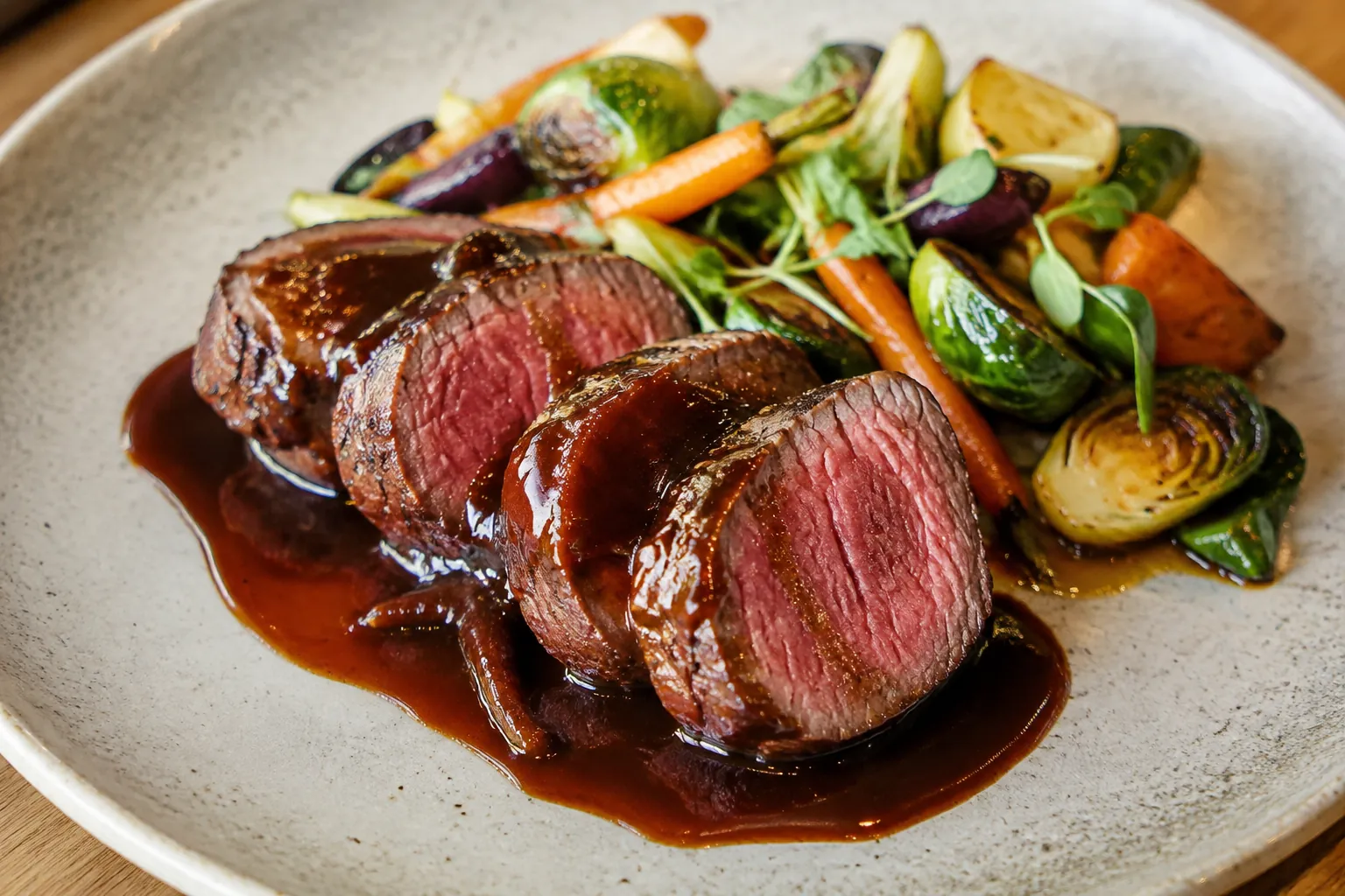 Rindsfilet an Portweinsauce