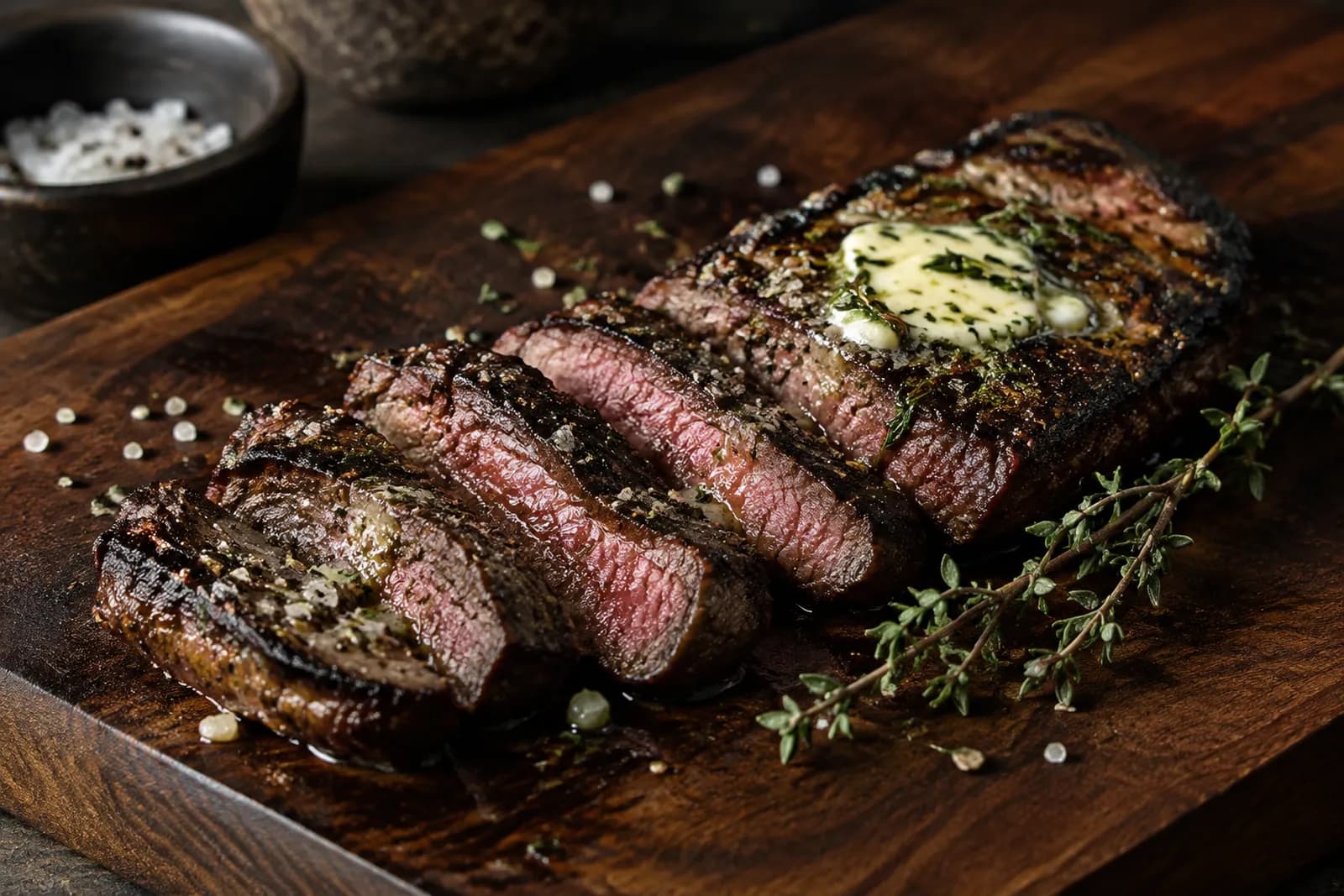 Rindsherz auf den Punkt braten