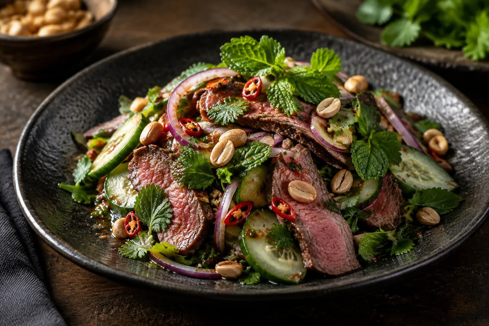 Roastbeefsalat Thai-Style