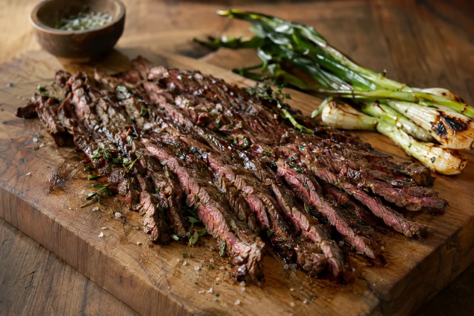 Saumfleisch und Skirt Steak