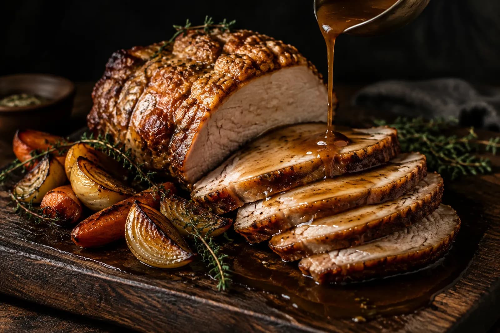 Schweinsbraten aus dem Ofen