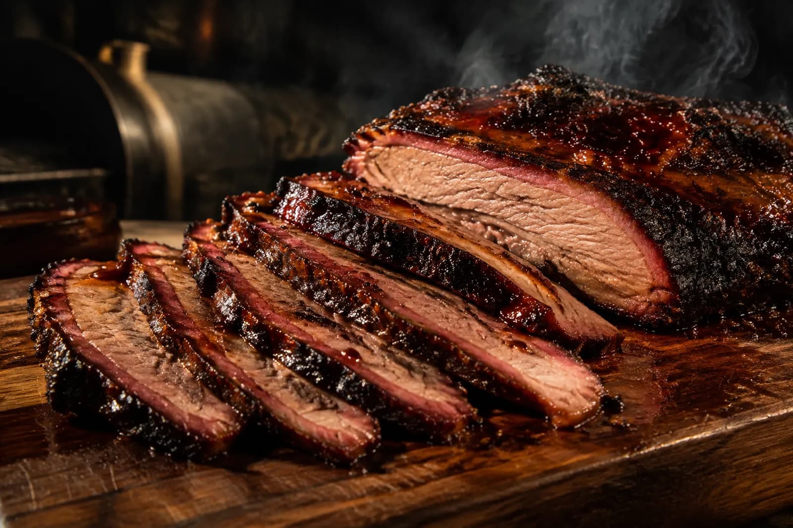 Schweinsbrustspitz vom Grill mit BBQ-Sauce