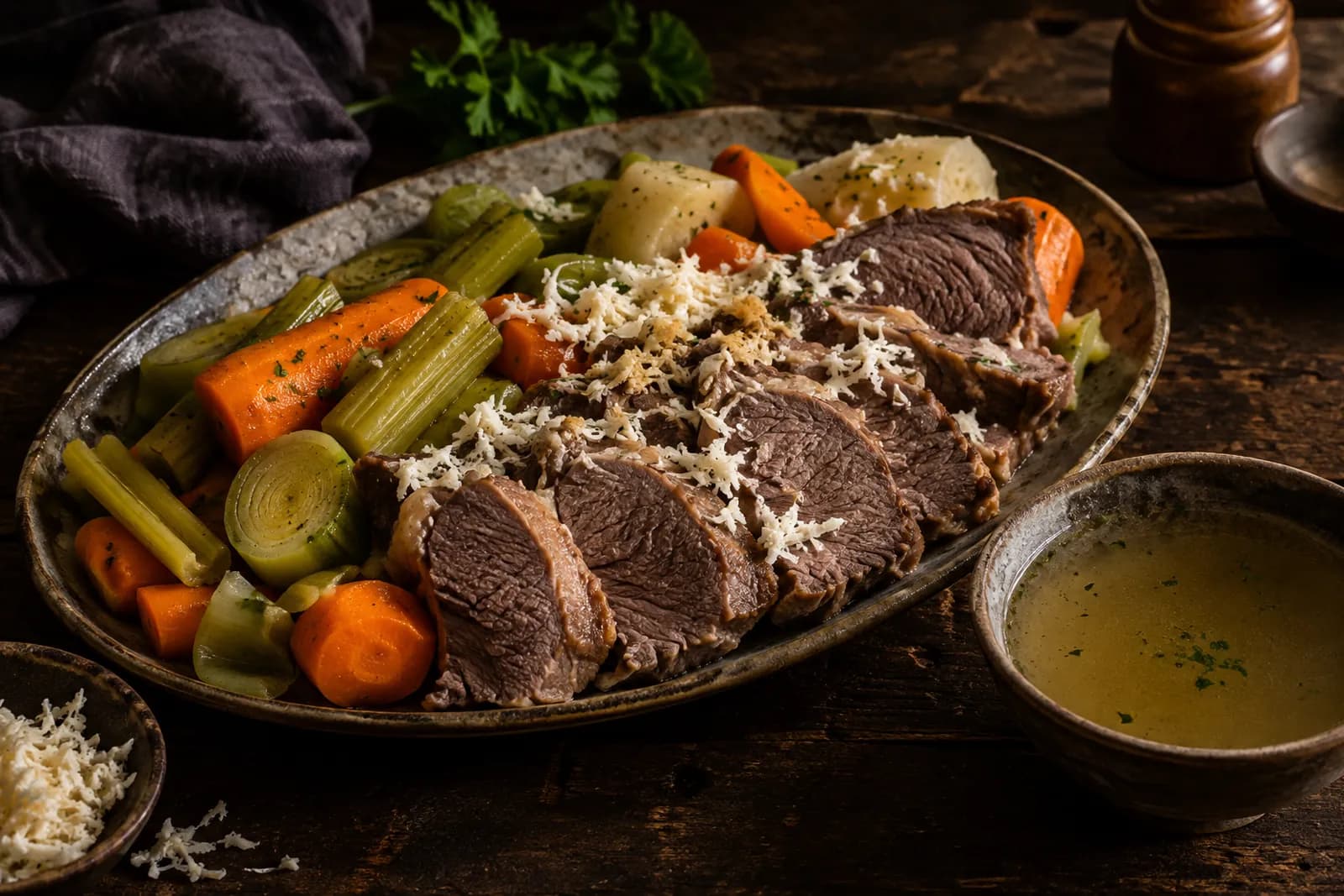 Siedfleisch mit Suppengemüse