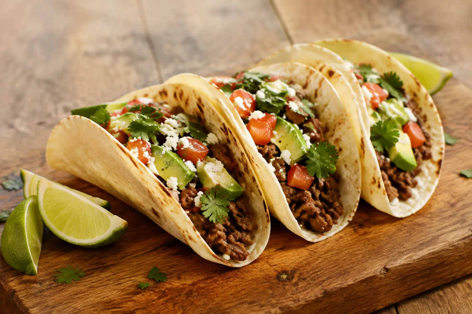 Tacos mit Fleisch
