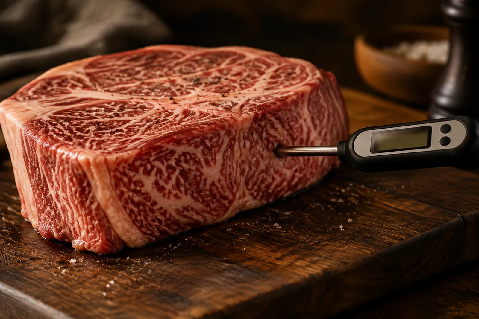 Wagyu Kerntemperatur