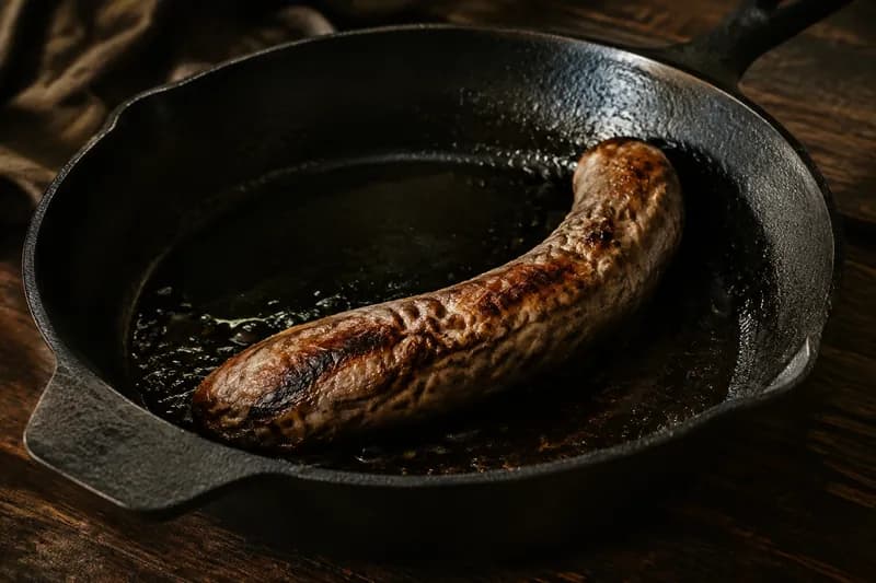 Würste langsam braten
