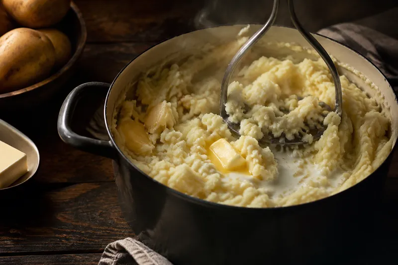 Kartoffelstock kochen