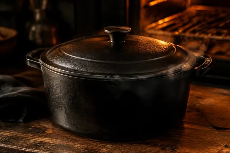 Im Ofen schmoren