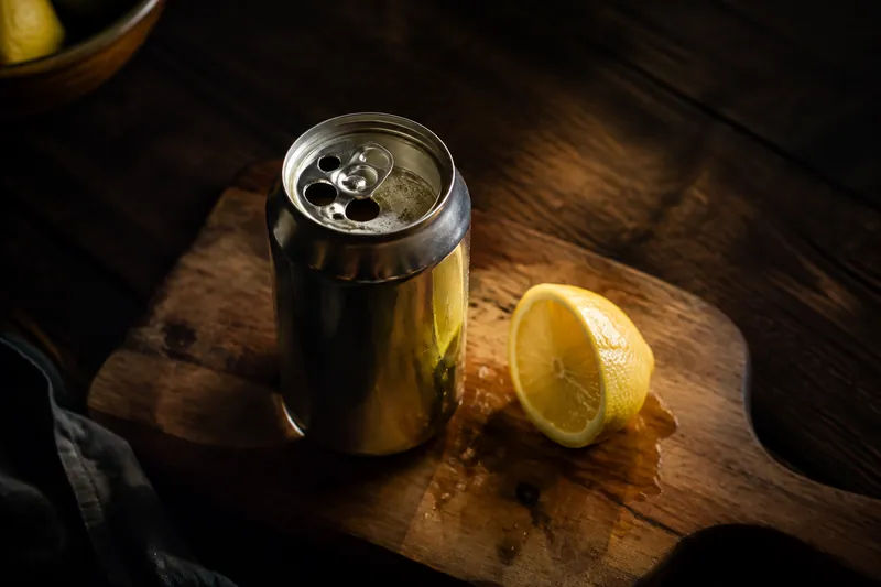 Bierdose vorbereiten