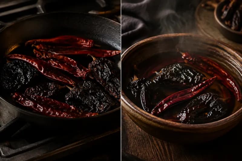 Chilis vorbereiten