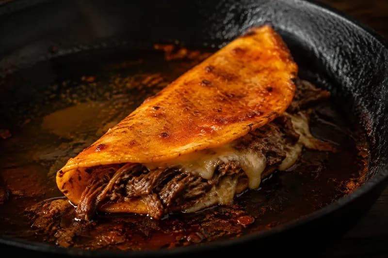 Tacos füllen und braten