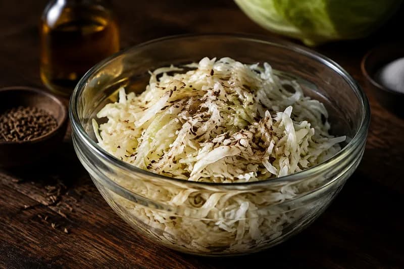 Kabissalat marinieren