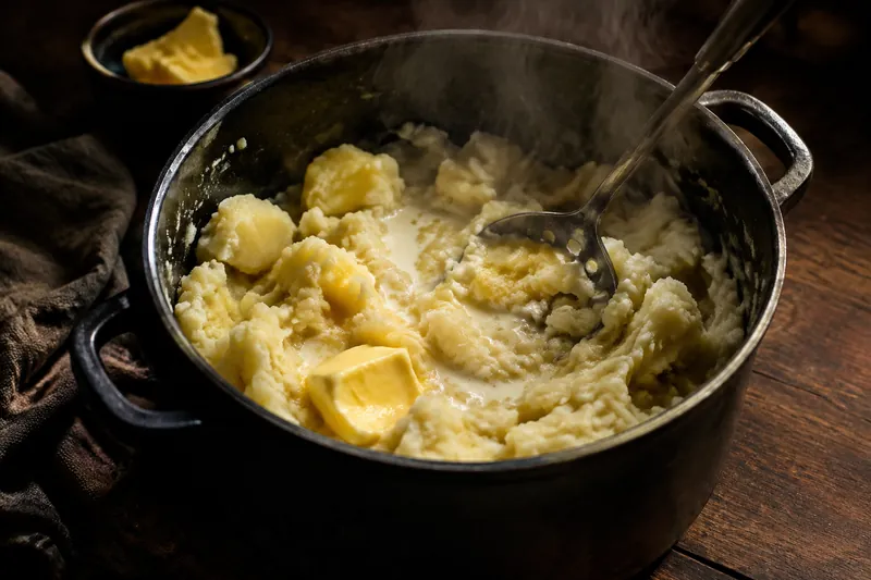 Kartoffelstock kochen