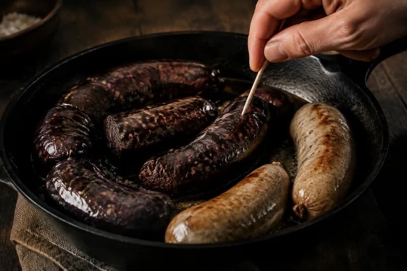 Würste braten ohne zu platzen