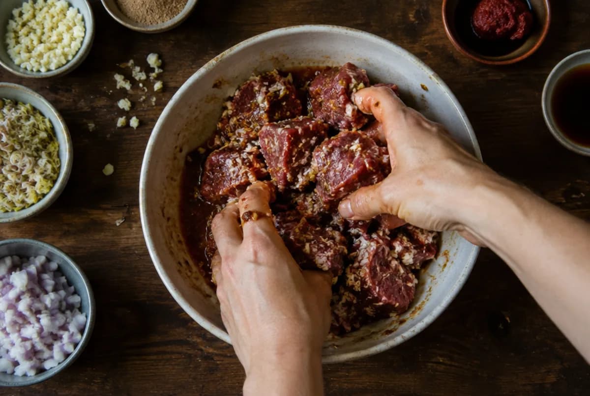 Fleisch marinieren