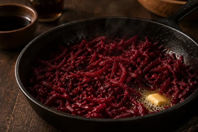 Gemüse in die Suppe geben