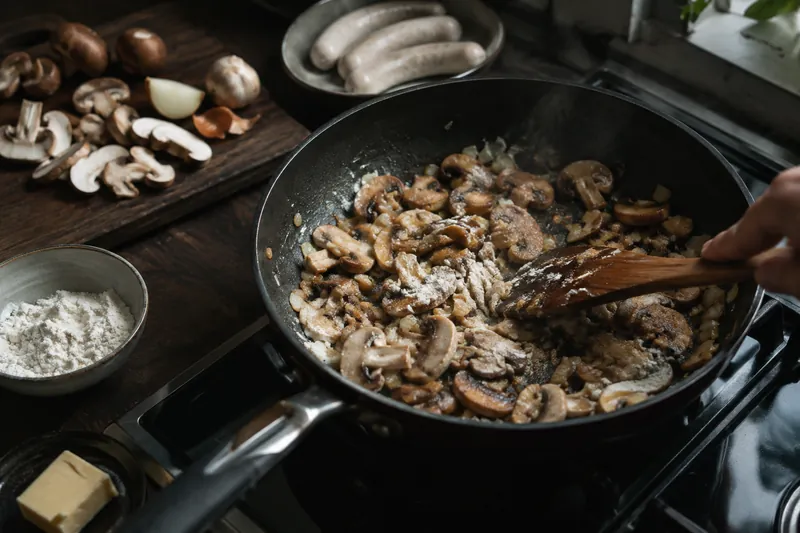 Champignons andünsten