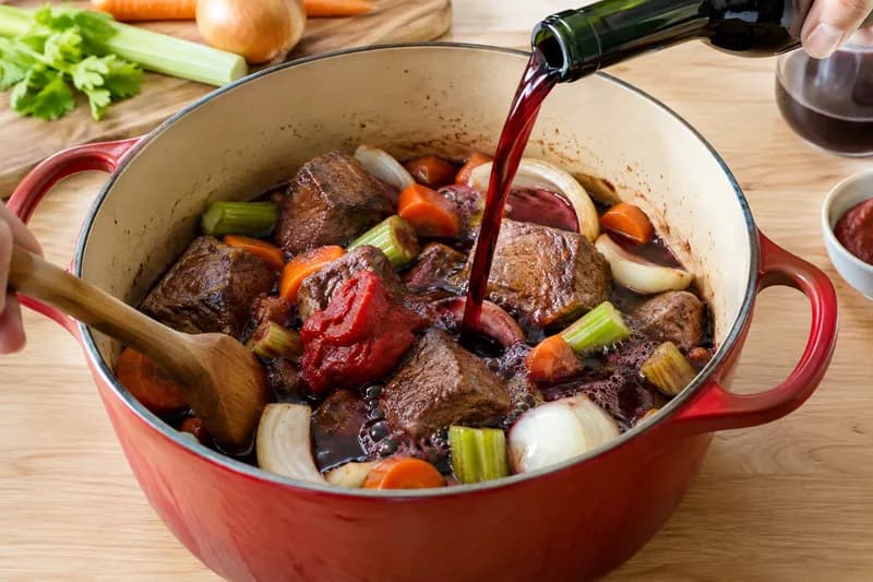 Mit Merlot ablöschen