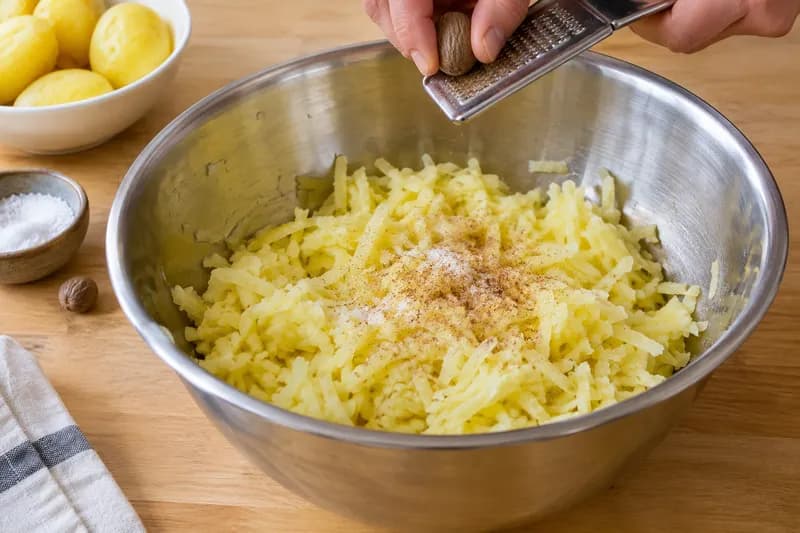 Kartoffeln raffeln