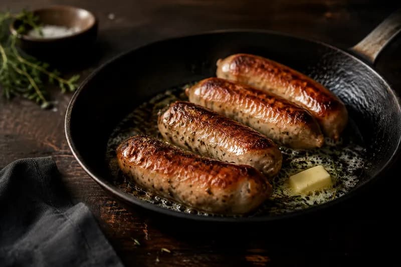 Bratwürste braten