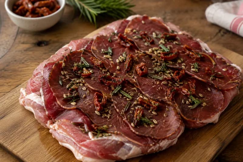 Braten füllen