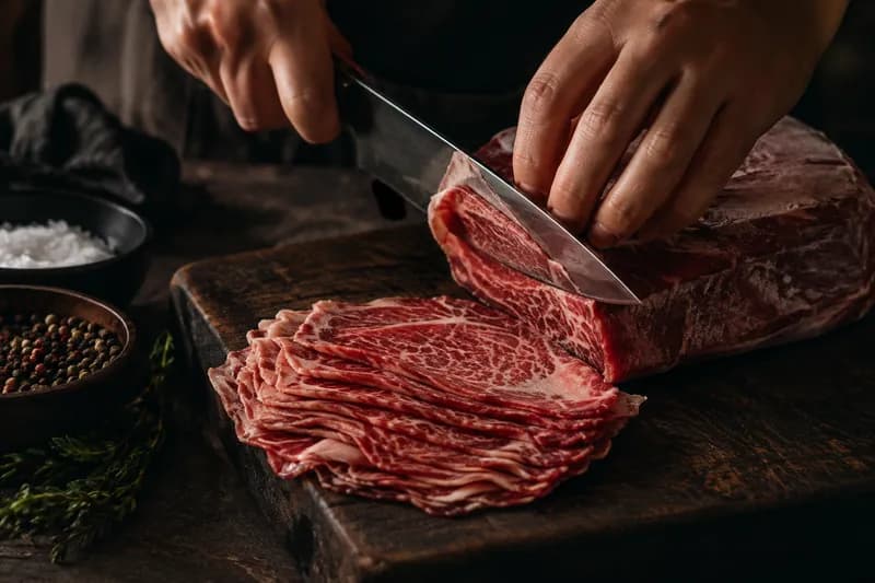 Fleisch schneiden