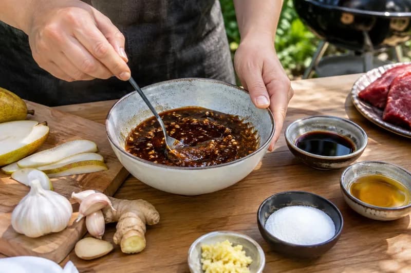 Marinade rühren