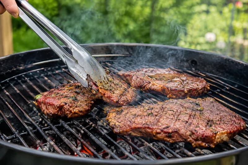 Grill und Tortillas vorbereiten