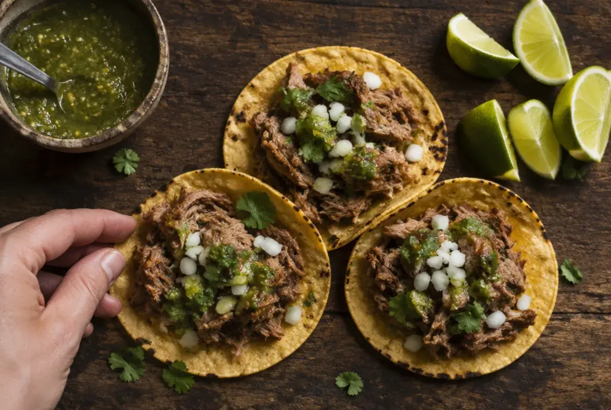 Tacos anrichten