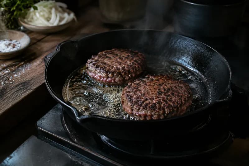 Patties scharf anbraten