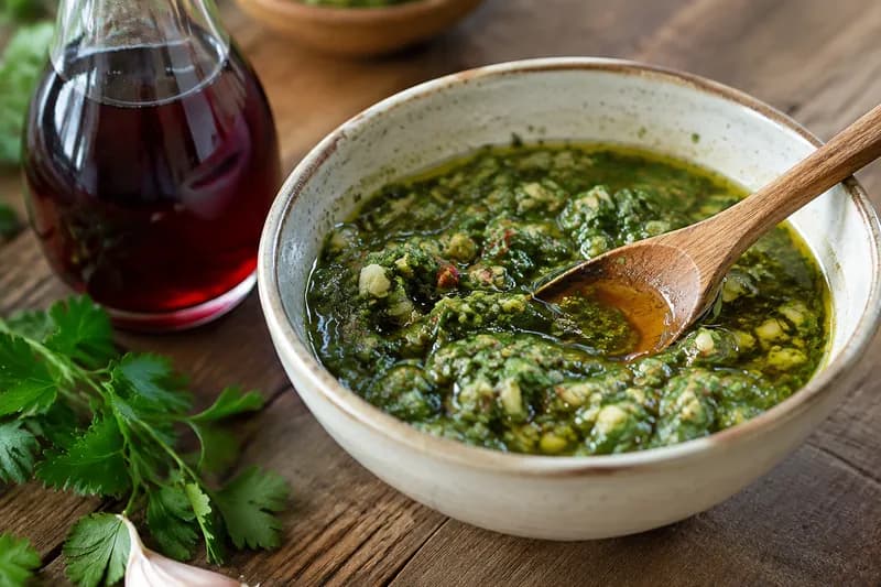 Sauce anrühren und ziehen lassen