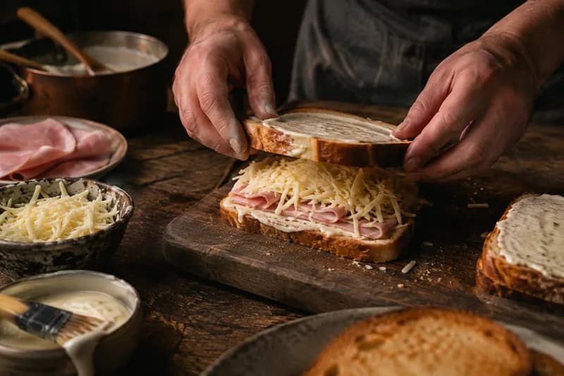 Sandwiches aufbauen